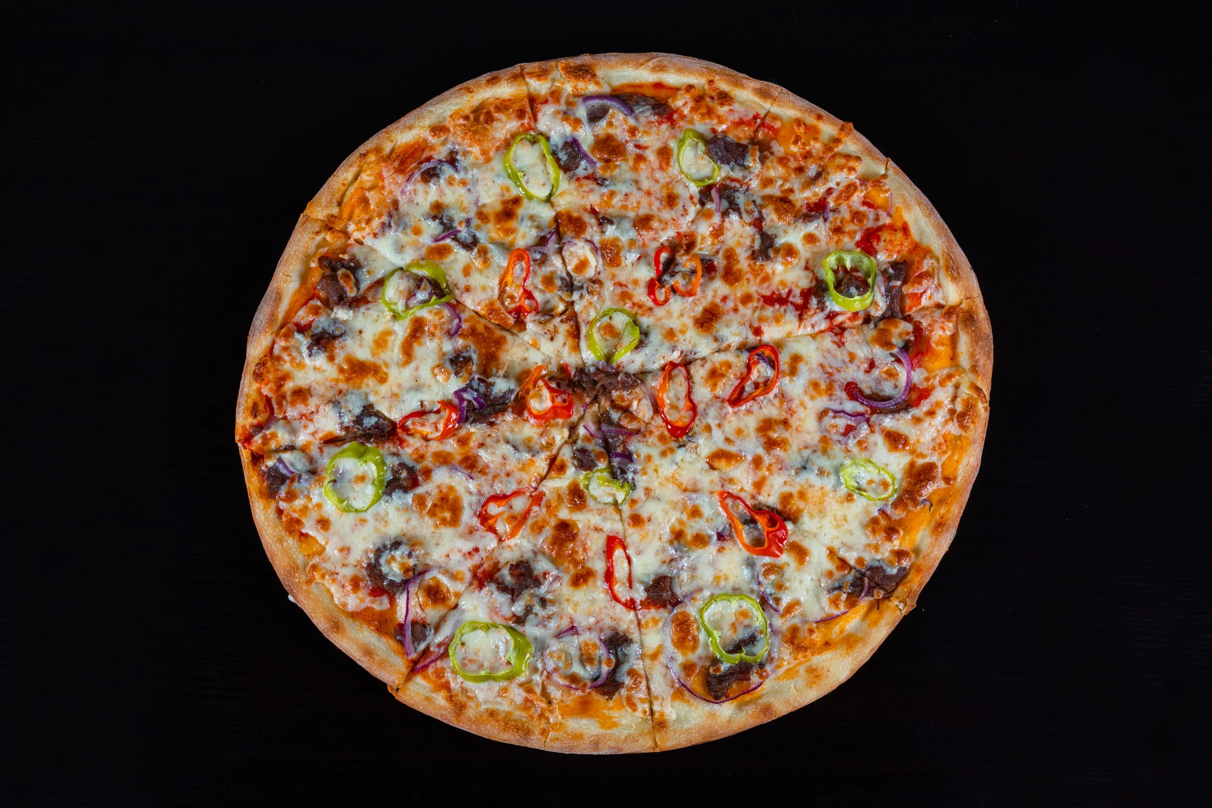 Pizza in primo piano